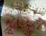 鶏むね肉とレンコンのバター醤油炒め作り方1写真