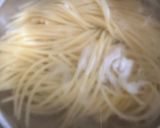簡単　えのき豚肉の和風パスタ作り方8写真