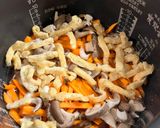 簡単！こってり鶏ごぼう炊き込みご飯作り方3写真