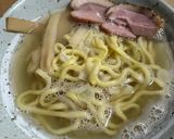 合鴨の煮干し出汁ラーメン作り方5写真
