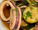 イカと茄子とズッキーニのケチャップ炒め♪作り方6写真