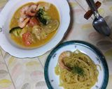 オマール海老濃いシチュー&miniパスタ作り方3写真