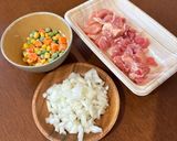 包まないオムライス作り方1写真