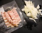 ハーフホットサンド！ベーコンポテトパイ風作り方1写真