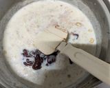 簡単　完熟バナナ&ゆで小豆のミルクゼリー作り方4写真