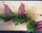 豆苗ととろろ昆布の牛肉巻き作り方1写真
