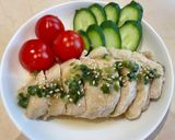 管理栄養士＊レンチン！塩麹よだれ鶏作り方9写真
