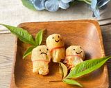 お弁当に!餃子の皮でてるてる坊主作り方5写真