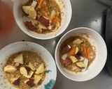 根菜茄子白菜オイすき焼き味温野菜サラダ作り方4写真