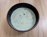 野菜だしと豆乳のオニオンスープ作り方5写真