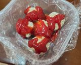 冷凍肉団子で作るチーズでハンバーグ作り方3写真