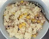 電子レンジで簡単!さらっと豆腐のツナコーン丼作り方2写真