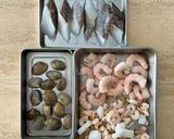 ピリ辛アツアツ♪海鮮キムチチゲ作り方1写真