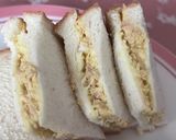 ツナマヨサンドイッチ🥪すり胡麻マスタード作り方4写真