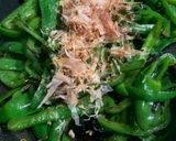 ピーマンと塩昆布のおかか梅肉あえ作り方5写真
