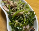 三つ葉とイカの塩昆布和え作り方4写真