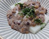 甘じょっぱい♡あんこ納豆餅作り方4写真