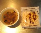 干しうどんで作る醤油&かけうどん作り方2写真