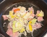 余った袋サラダで春ペペロンチーノ作り方4写真
