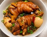 台湾風🇹🇼五香粉香るパイン豚足煮込み【猪脚飯】🍍🐖作り方5写真