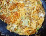 納豆オムレツ〜キッシュ風〜作り方4写真