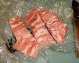 豚バラとオクラと葱の塩焼きそば作り方3写真