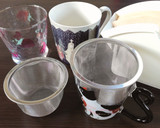 茶こしとカップで簡単♪水切りヨーグルト♪作り方1写真