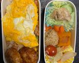 レンジクリーミー生姜焼味オムライス弁当作り方17写真