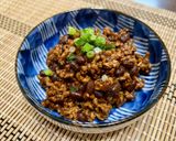 たんぱく質たっぷり✨小豆入りの特製肉味噌作り方4写真