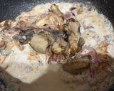 鶏肉粒マスタードの生クリーム煮作り方8写真