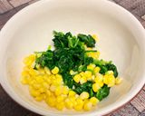 簡単副菜⭐︎ほうれん草コーンツナのサラダ作り方2写真