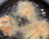かき揚げ　玉ねぎ＆人参＆インゲン作り方7写真