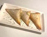 ハムチーズ大葉の三角巻き☘️作り方2写真