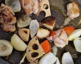 柚子風味の鶏肉と根菜のもちチーズ焼き作り方3写真
