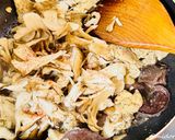 キノコと鶏肉の卵炒め作り方5写真