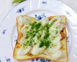 ☆佃煮海苔と竹輪のチーズトースト美味♬作り方3写真
