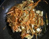 無添加　濃厚だしの山菜つけとろろ蕎麦作り方11写真