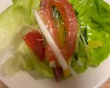 スモークタンの手巻きサラダ作り方6写真