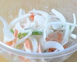 新たまねぎのシャキシャキのかき揚げ♪作り方2写真