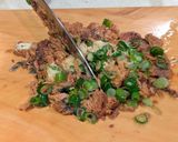 【酒の肴】サバ缶のなめろう&サンガ焼き作り方2写真