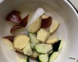 簡単コク旨ツナ根菜白菜レモン味噌味野菜炒作り方4写真