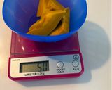 かぼちゃの蒸しケーキ　卵黄負荷試験用作り方1写真