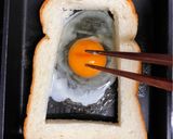 フライパンで卵チートースト作り方3写真