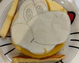 ヨッシー立体ケーキ作り方3写真