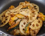 蓮根とかぼちゃのデリ風甘辛炒め作り方5写真