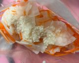 大根とにんじんの甘酒塩こうじゆず酢漬け作り方2写真