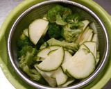 簡単！彩り野菜のサラダ☆和風作り方1写真