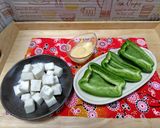 はんぺんとピーマンの味噌マヨチーズ焼き作り方2写真