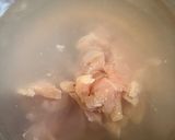 鶏肉の出汁でザルうどん作り方2写真