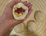 HBで簡単♪紅はるかとつぶあんの豆乳ちぎりパン作り方5写真